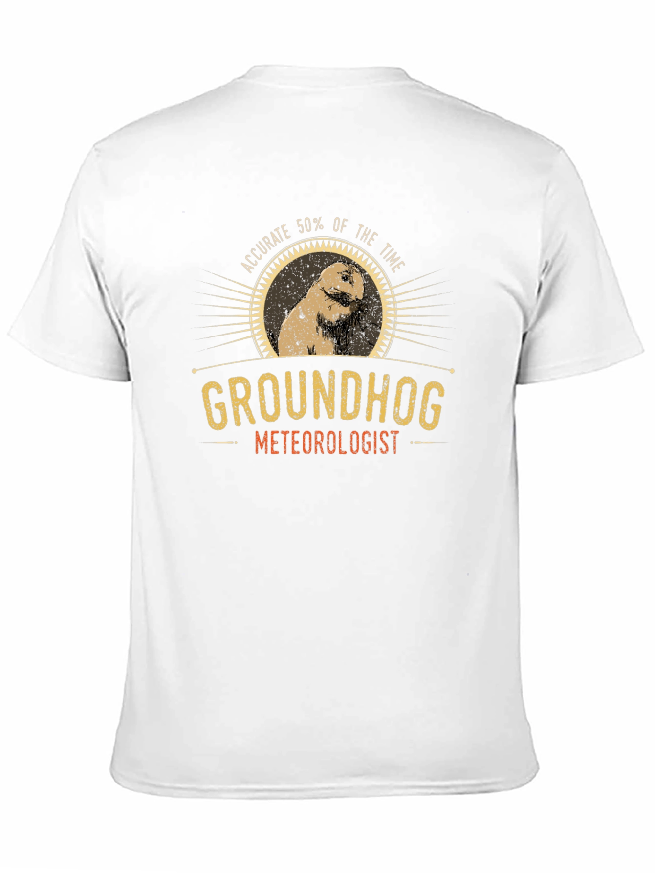 Groundhog Meteorologist Graphic T-Shirt