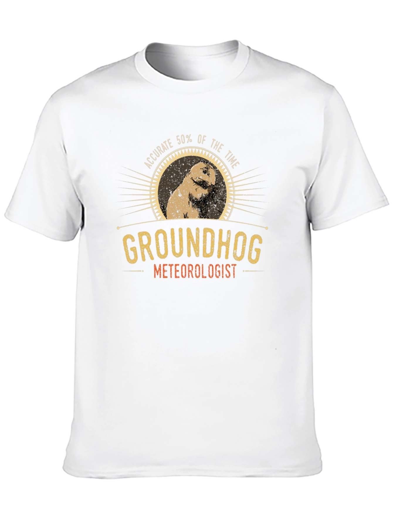 Groundhog Meteorologist Graphic T-Shirt