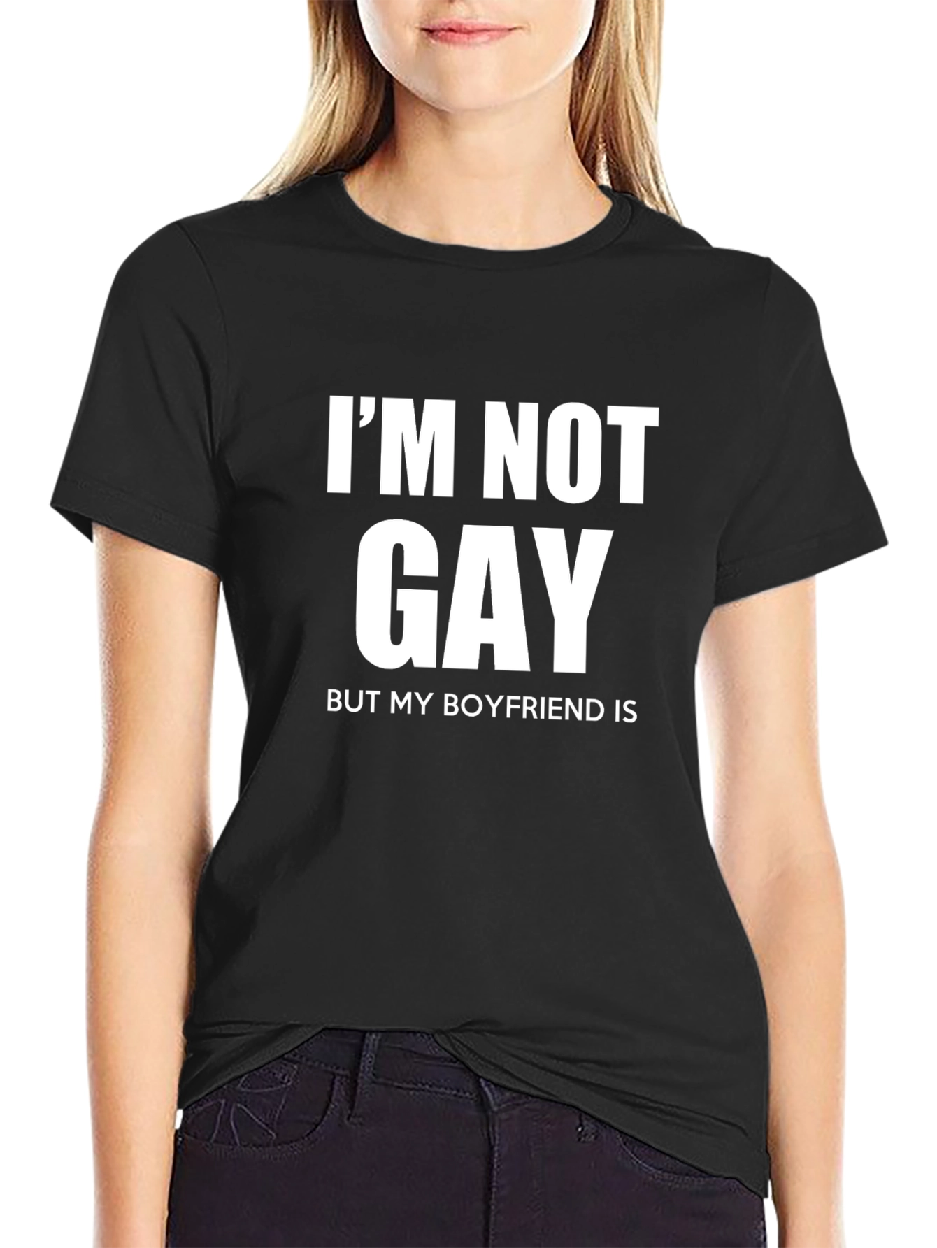 Im Not Gay But My Boyfriend Is Graphic T-Shirt