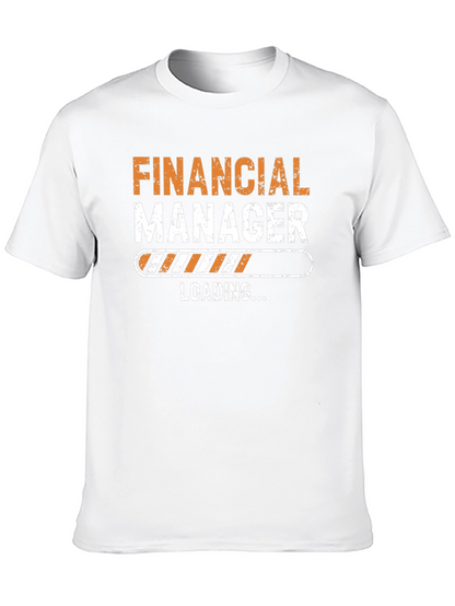 Financial Manager Loading T-Shirt - Black Cotton Tee