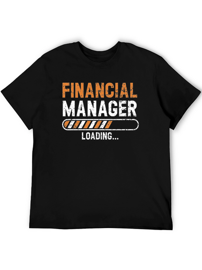 Financial Manager Loading T-Shirt - Black Cotton Tee
