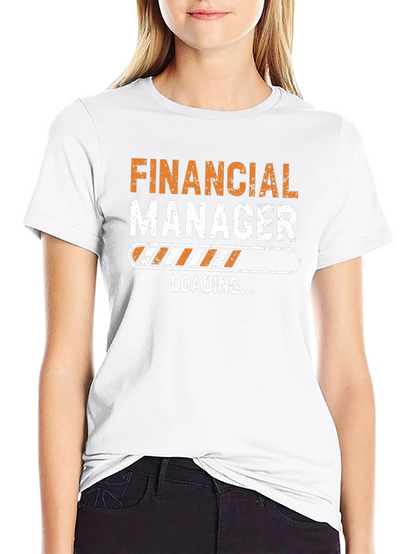 Financial Manager Loading T-Shirt - Black Cotton Tee
