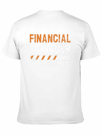 Financial Manager Loading T-Shirt - Black Cotton Tee