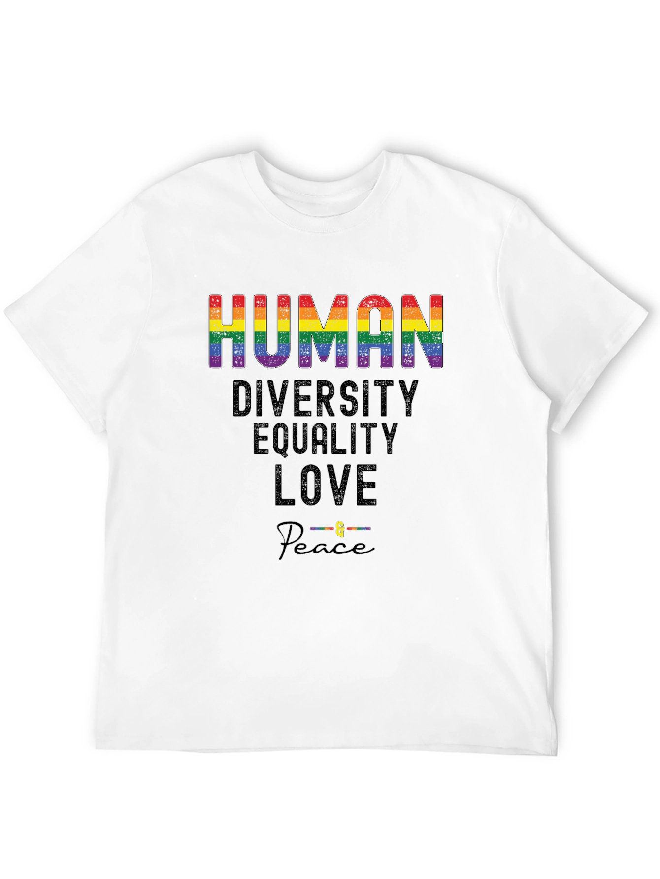 Human Diversity Equality Love & Peace T-Shirt