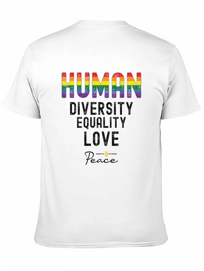 Human Diversity Equality Love & Peace T-Shirt