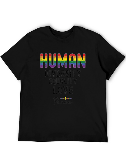 Human Diversity Equality Love & Peace T-Shirt