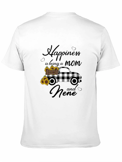 Mom & Nene Happiness T-Shirt: Sunflower Truck Design