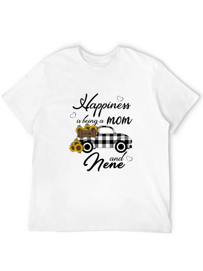 Mom & Nene Happiness T-Shirt: Sunflower Truck Design