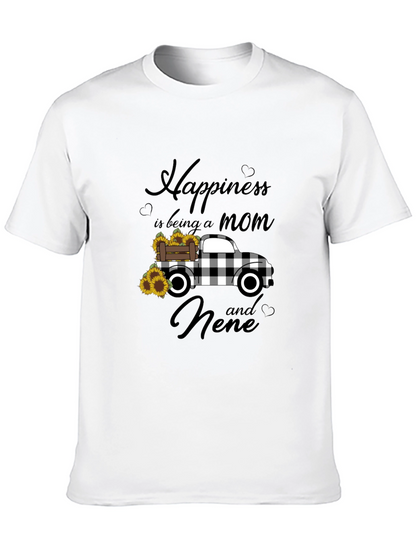Mom & Nene Happiness T-Shirt: Sunflower Truck Design