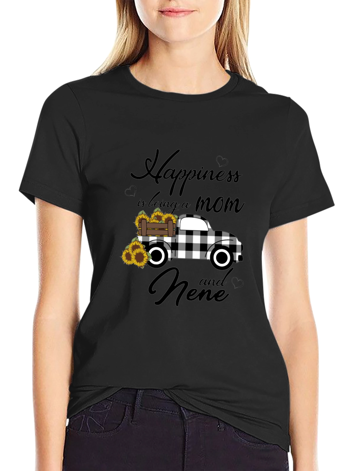 Mom & Nene Happiness T-Shirt: Sunflower Truck Design