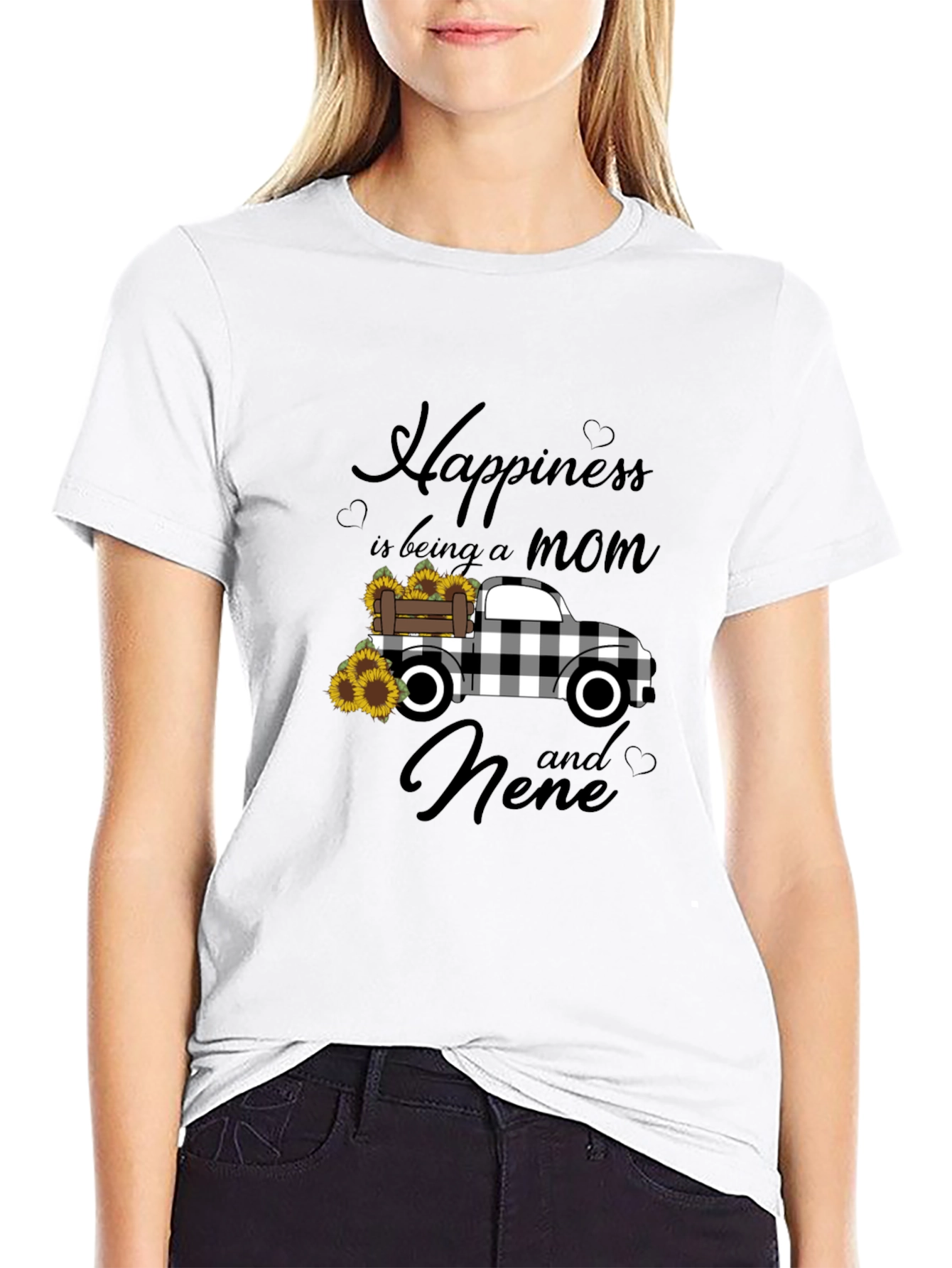 Mom & Nene Happiness T-Shirt: Sunflower Truck Design