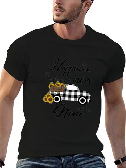 Mom & Nene Happiness T-Shirt: Sunflower Truck Design