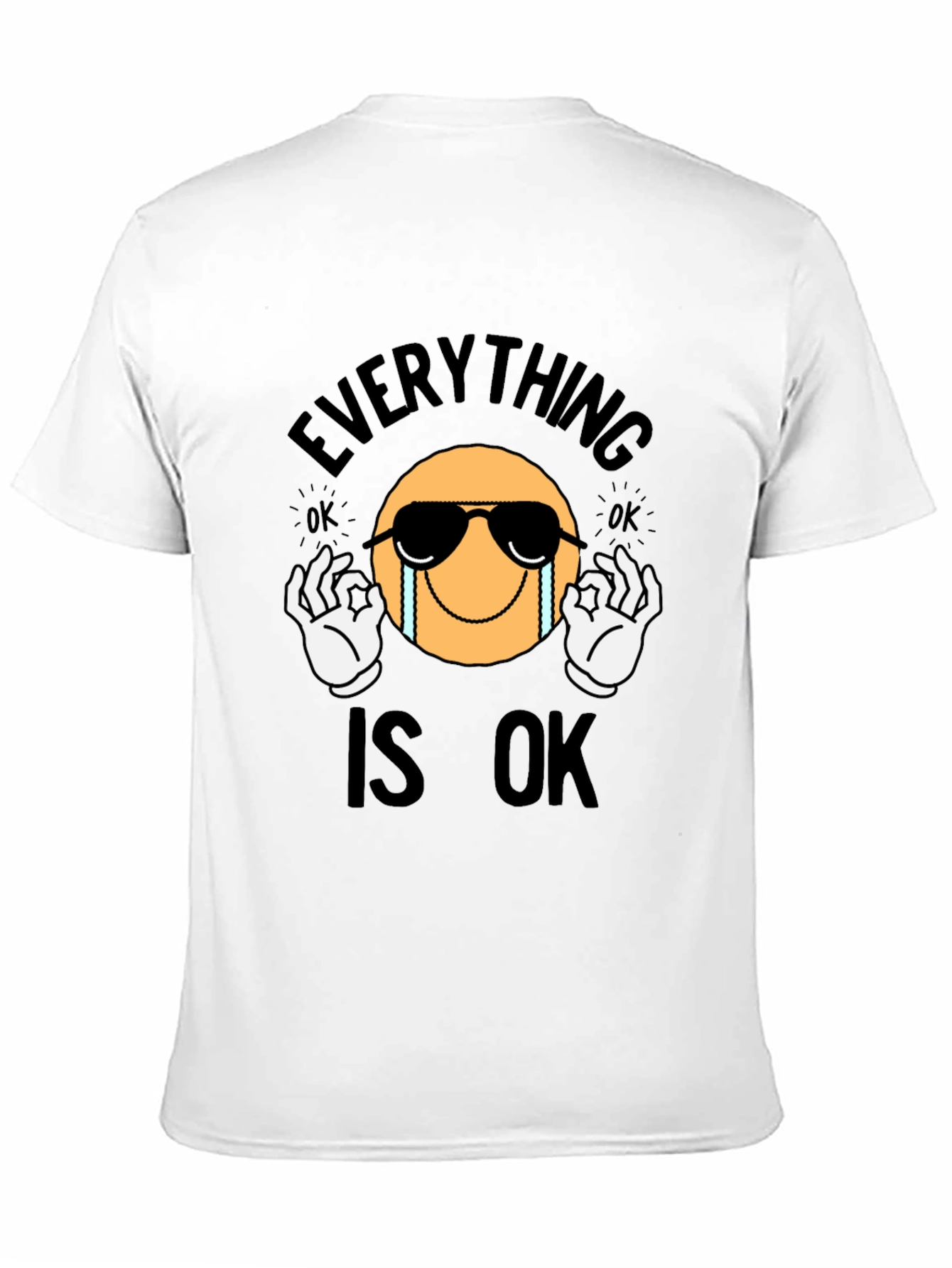 Everything Is Ok Emoji Graphic T-Shirt