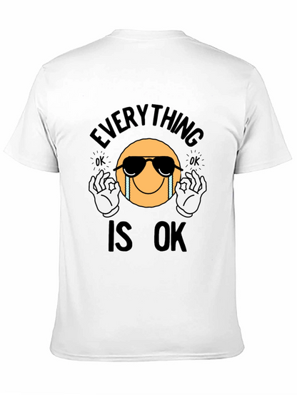 Everything Is Ok Emoji Graphic T-Shirt