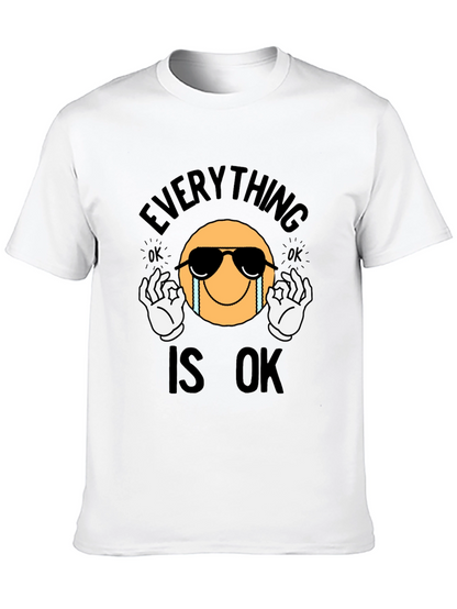Everything Is Ok Emoji Graphic T-Shirt