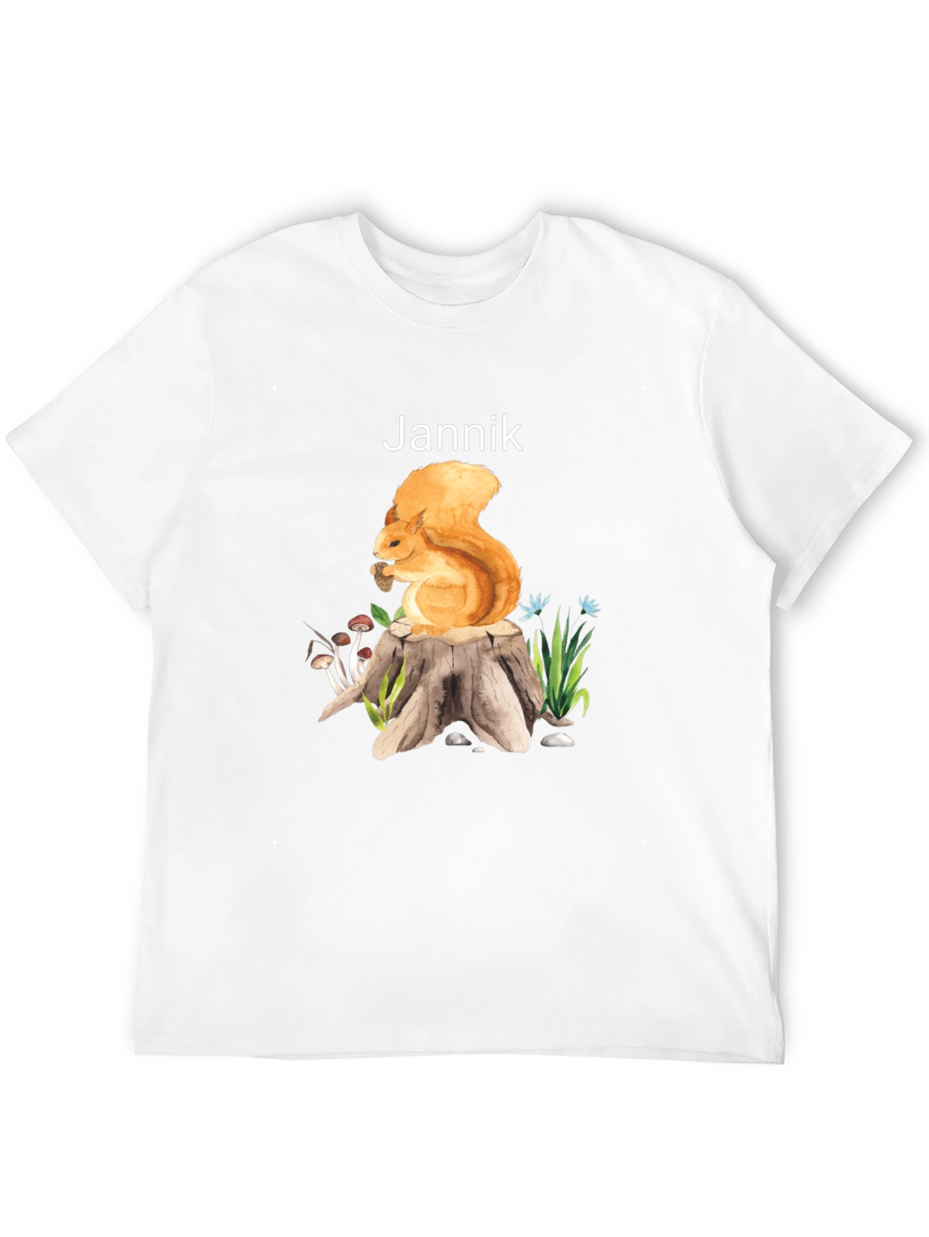 Squirrel on Stump Graphic Tee - Jannik