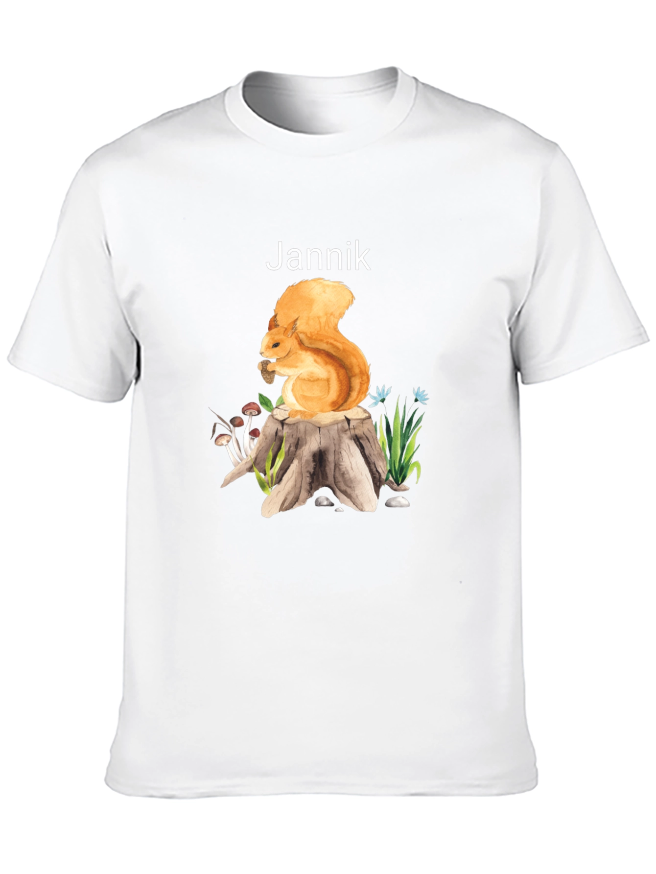 Squirrel on Stump Graphic Tee - Jannik