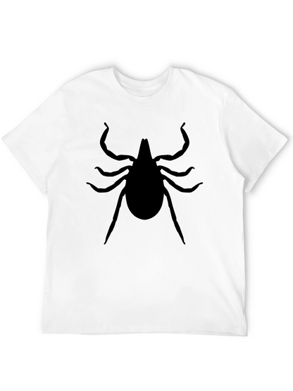 Tick Silhouette Graphic Tee - Unisex Black T-Shirt