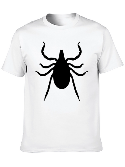 Tick Silhouette Graphic Tee - Unisex Black T-Shirt