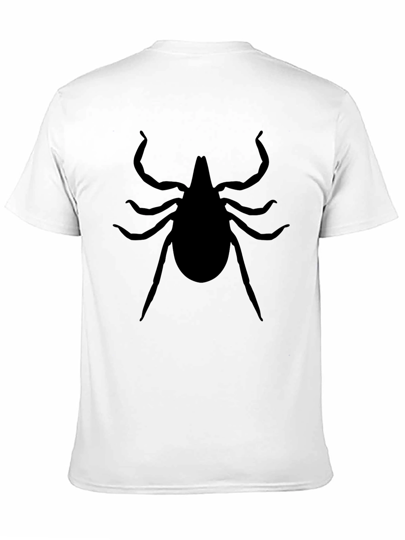 Tick Silhouette Graphic Tee - Unisex Black T-Shirt