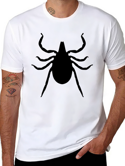 Tick Silhouette Graphic Tee - Unisex Black T-Shirt