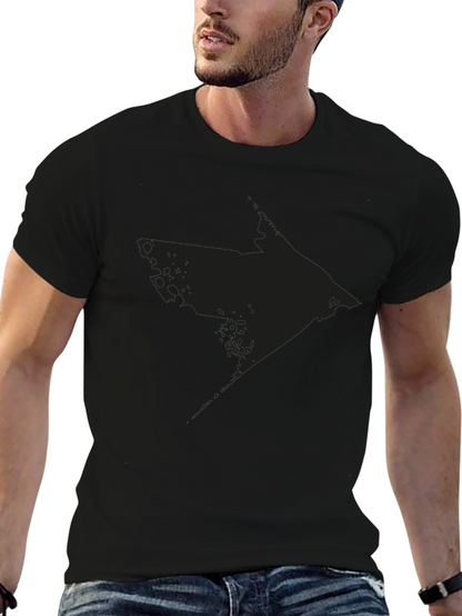 Distressed Arrow Graphic Black T-Shirt