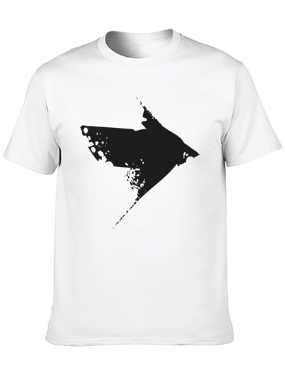 Distressed Arrow Graphic Black T-Shirt
