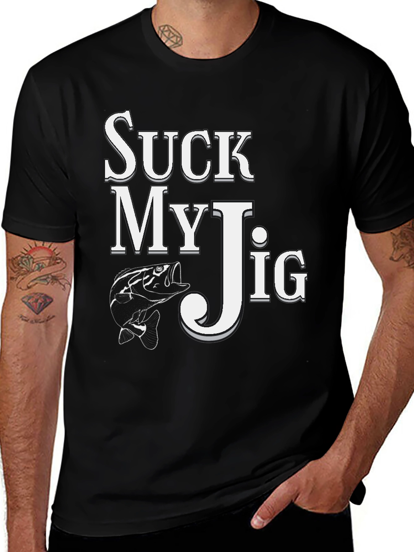 Suck My Jig Fishing T-Shirt - Angler Tee