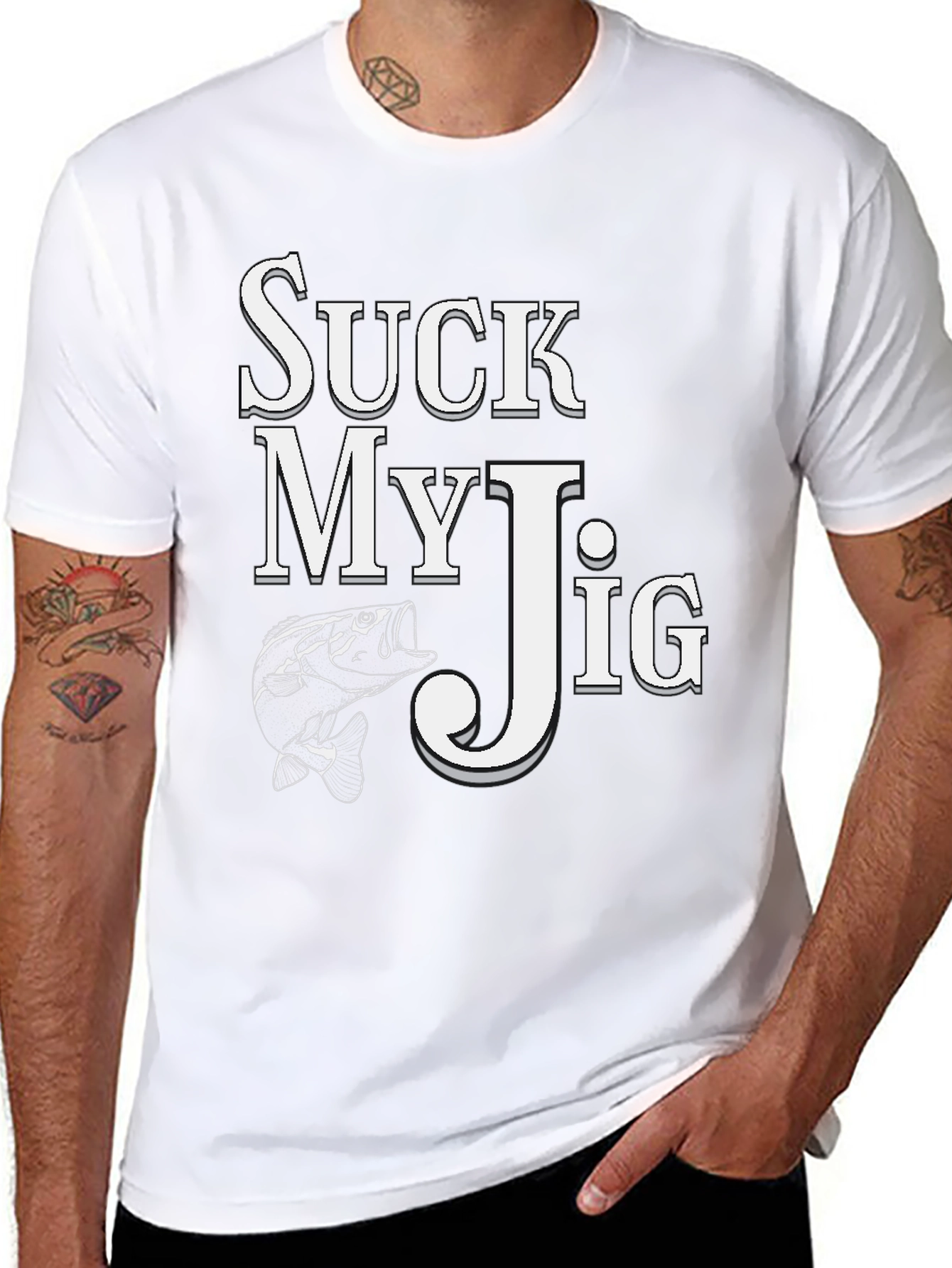 Suck My Jig Fishing T-Shirt - Angler Tee