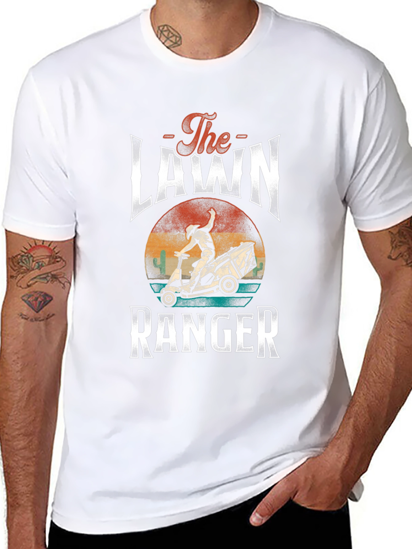 The Lawn Ranger T-Shirt - Novelty Gardening Tee