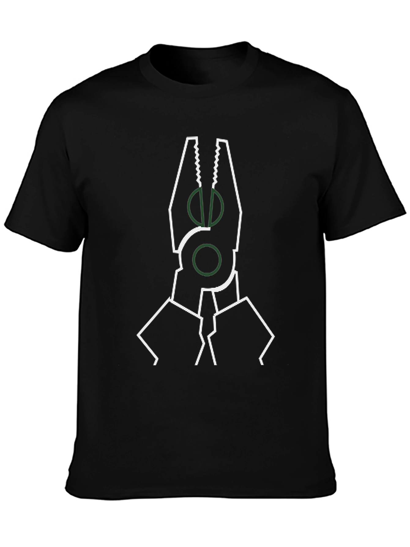 Pliers Graphic T-Shirt - Black