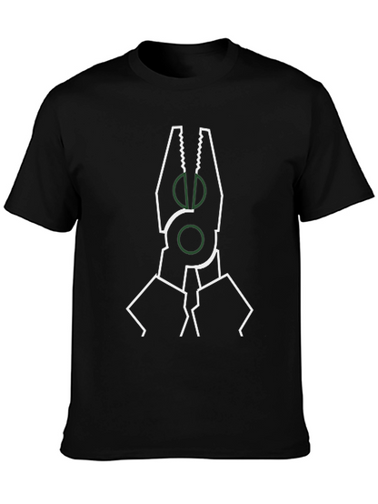 Pliers Graphic T-Shirt - Black