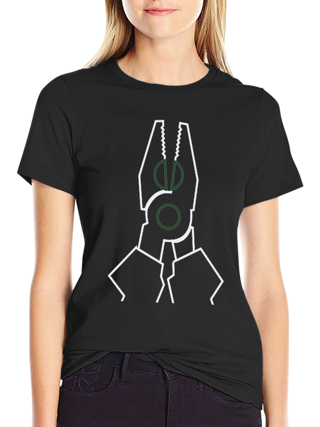 Pliers Graphic T-Shirt - Black