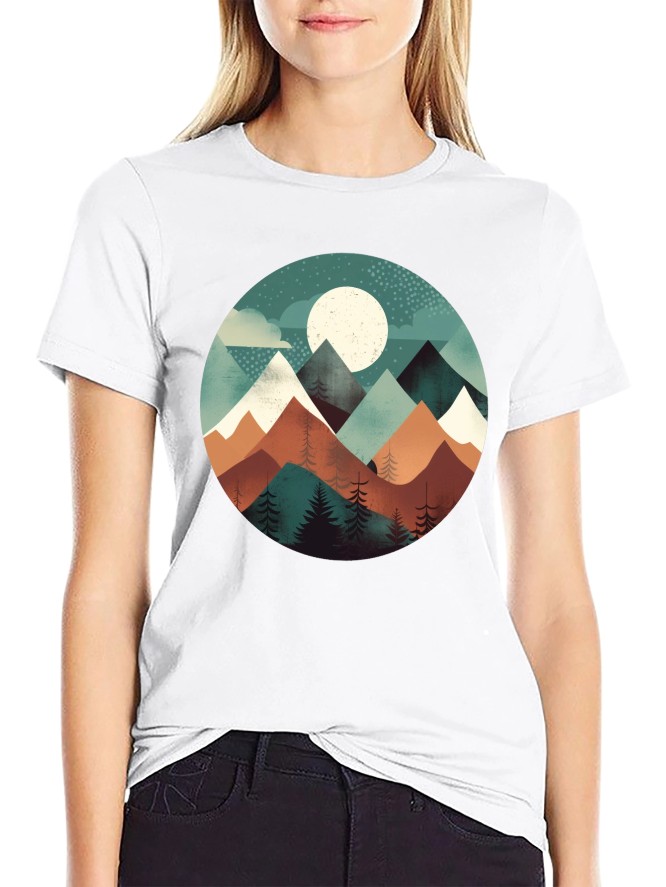 Mountain Vista Graphic Tee - Nature Inspired Design