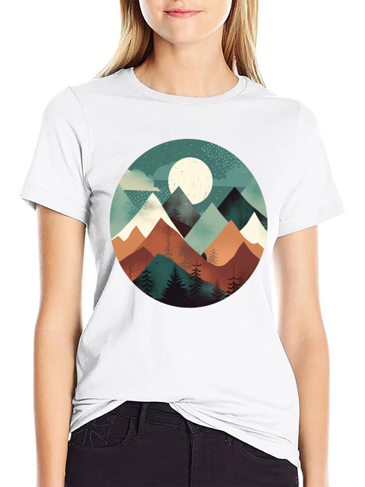 Mountain Vista Graphic Tee - Nature Inspired Design