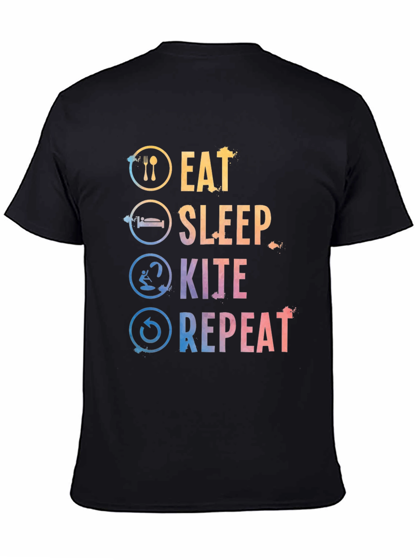 Eat Sleep Kite Repeat Graphic Tee