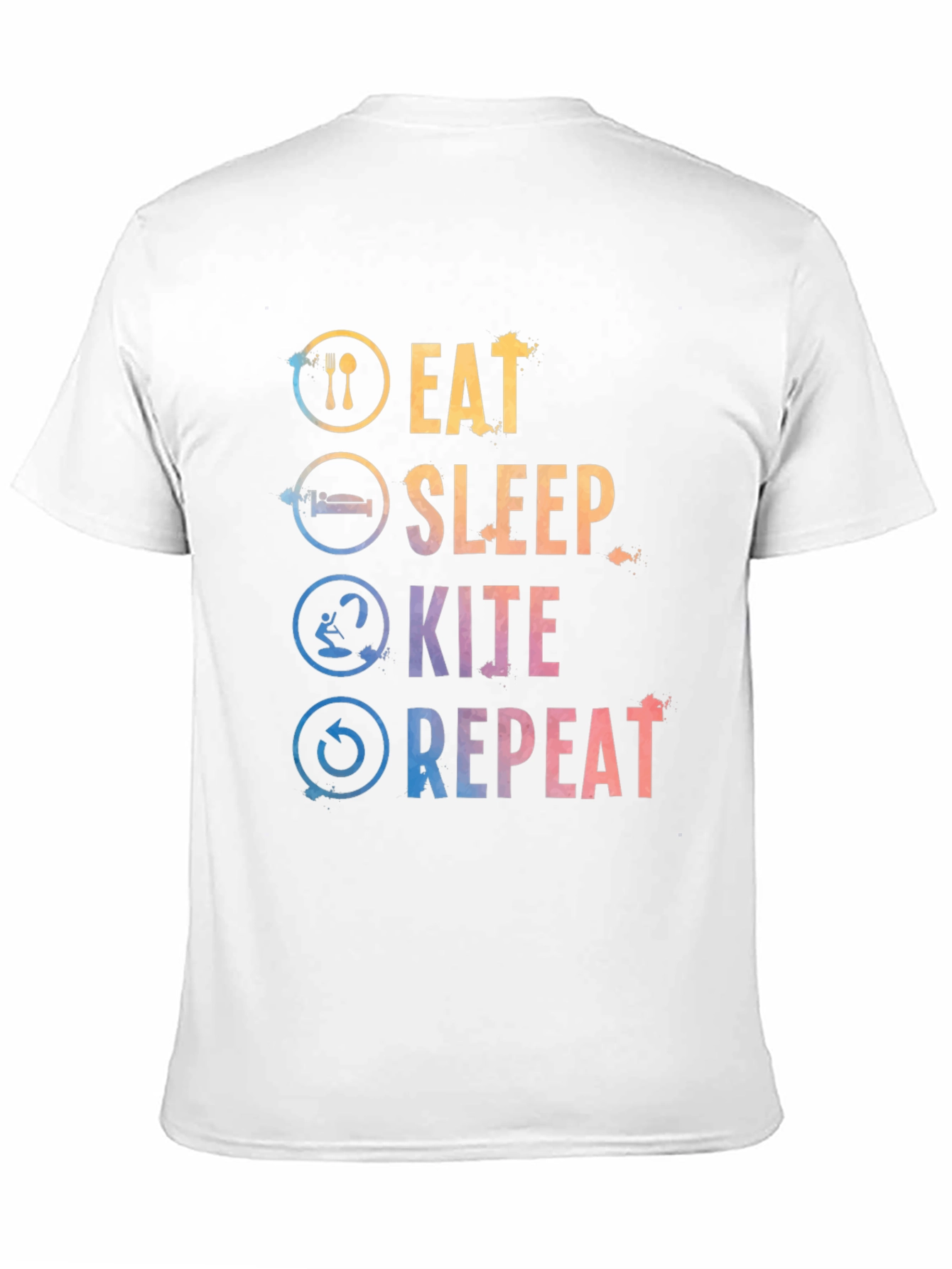 Eat Sleep Kite Repeat Graphic Tee