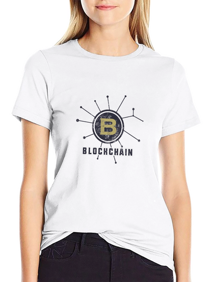 Blockchain Black Graphic Tee