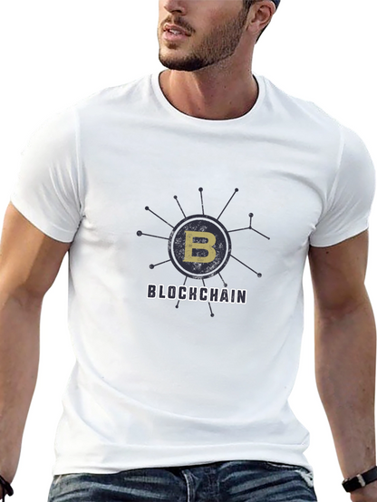 Blockchain Black Graphic Tee
