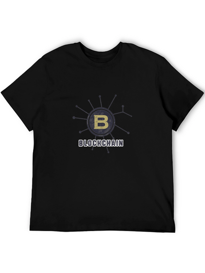 Blockchain Black Graphic Tee