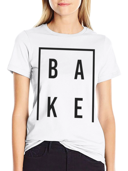 Bake Graphic Black T-Shirt