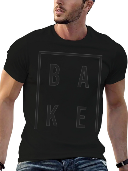 Bake Graphic Black T-Shirt