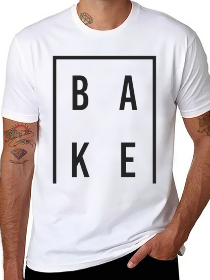 Bake Graphic Black T-Shirt