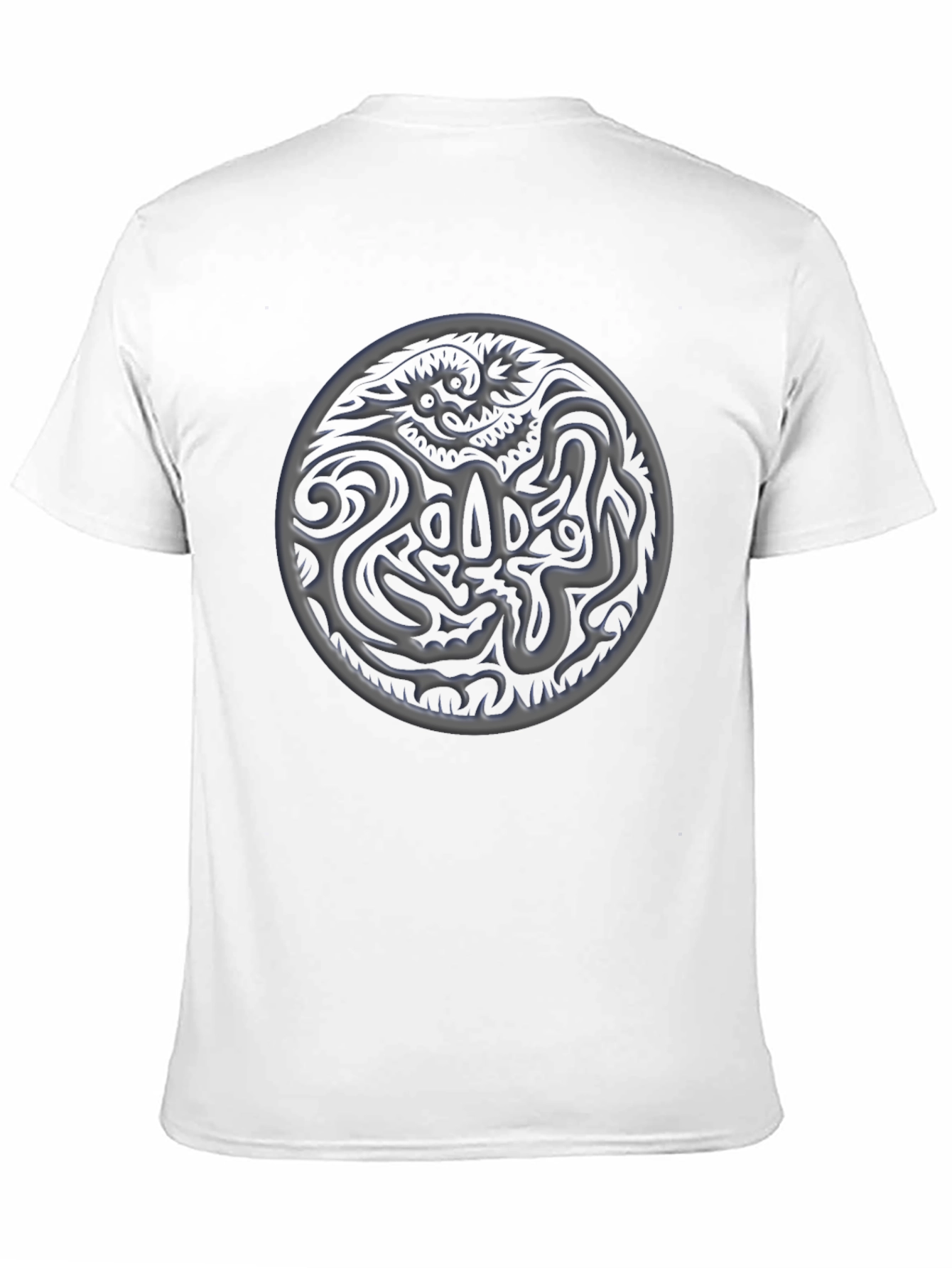 Dragon Emblem Graphic Tee - Stylish Black T-Shirt