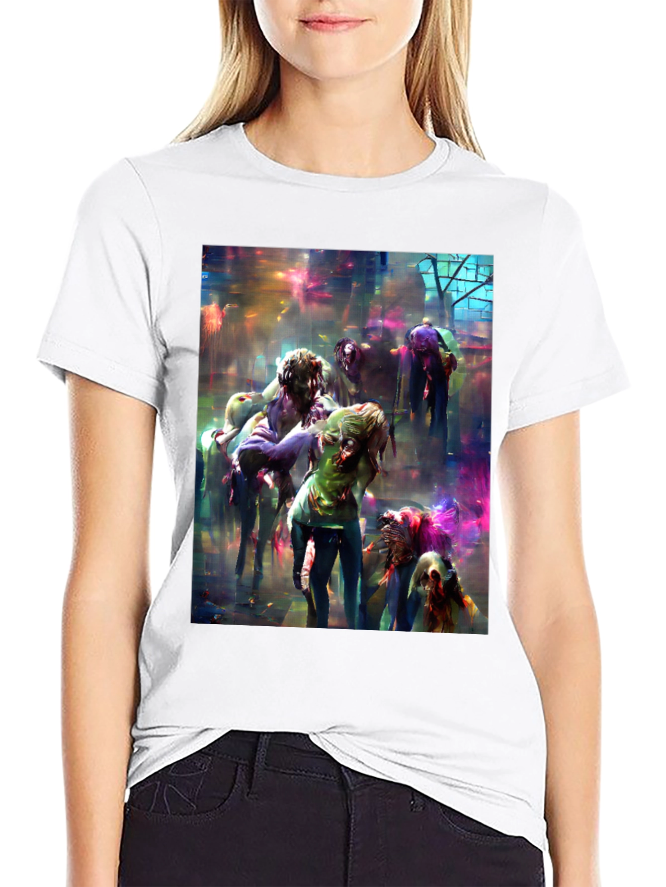 Zombie Art Graphic Tee - Unleash the Undead!
