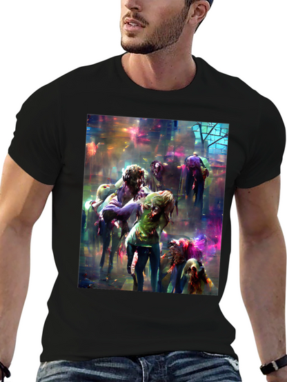 Zombie Art Graphic Tee - Unleash the Undead!
