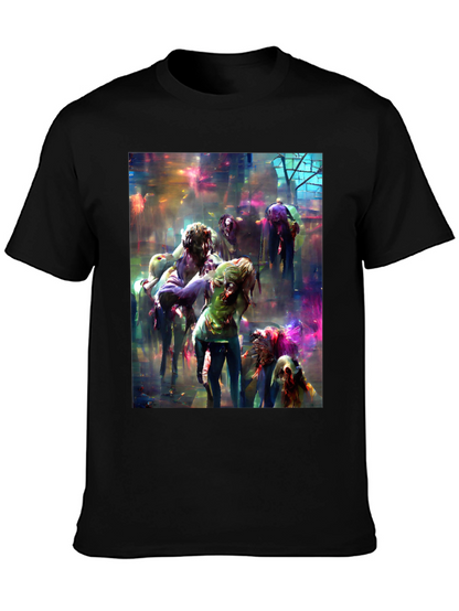 Zombie Art Graphic Tee - Unleash the Undead!