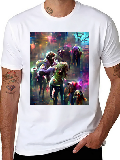Zombie Art Graphic Tee - Unleash the Undead!