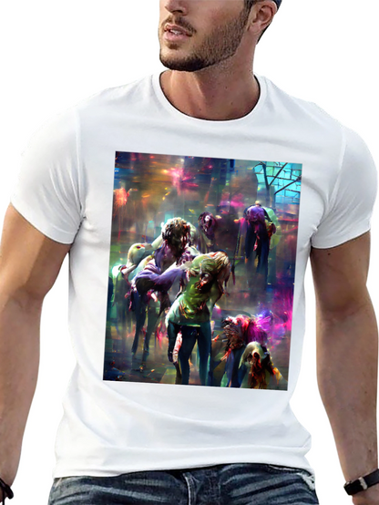 Zombie Art Graphic Tee - Unleash the Undead!