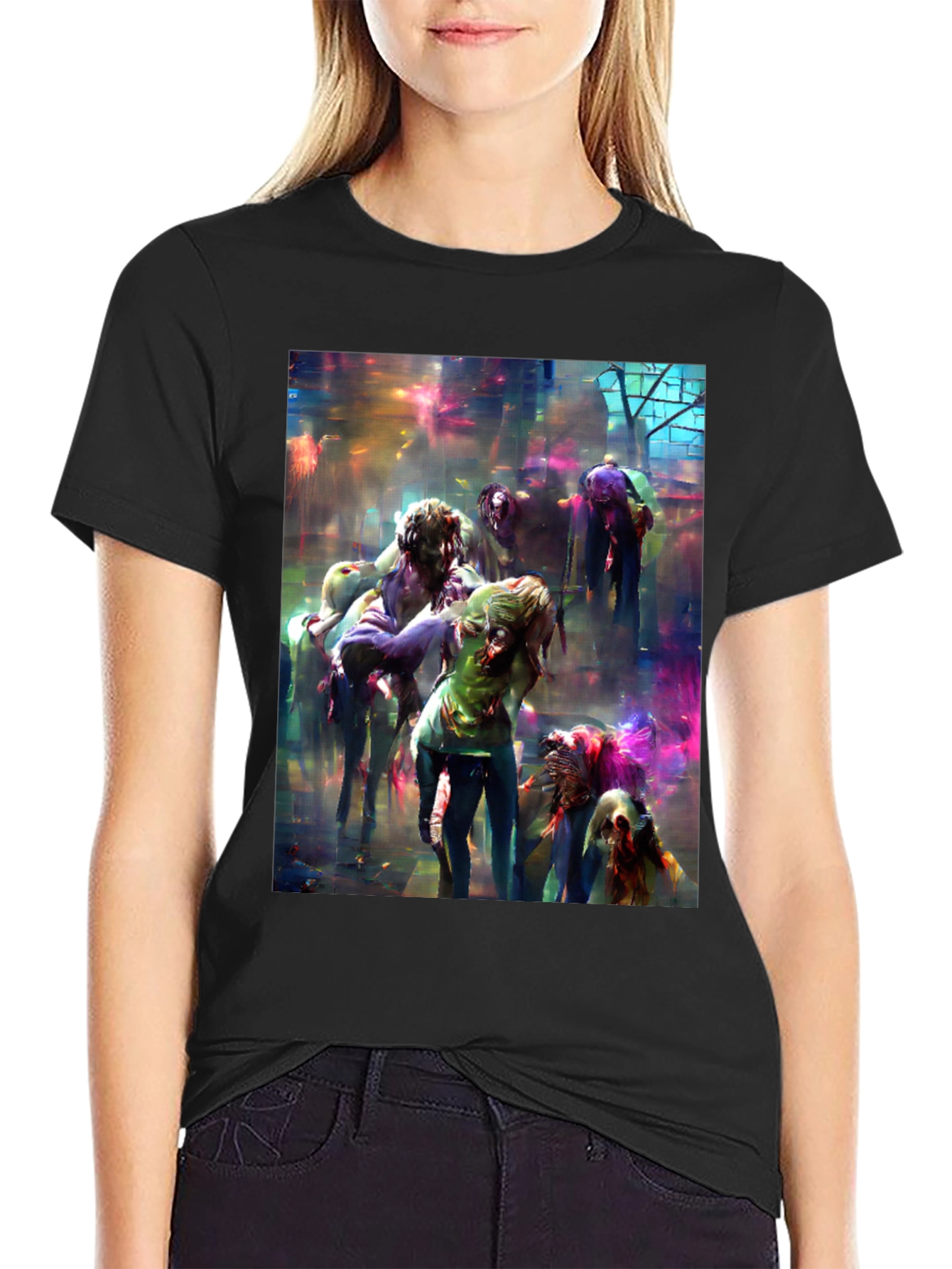 Zombie Art Graphic Tee - Unleash the Undead!